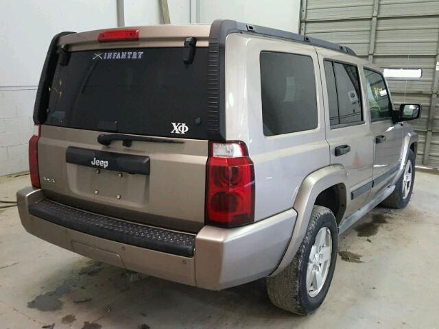 1J8HG48K46C237621 - 2006 JEEP COMMANDER თაფლისფერი ფოტო 4