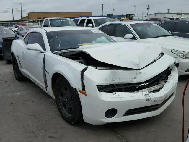 2G1FA1E38D9222760 - 2013 CHEVROLET CAMARO LS WHITE photo 1