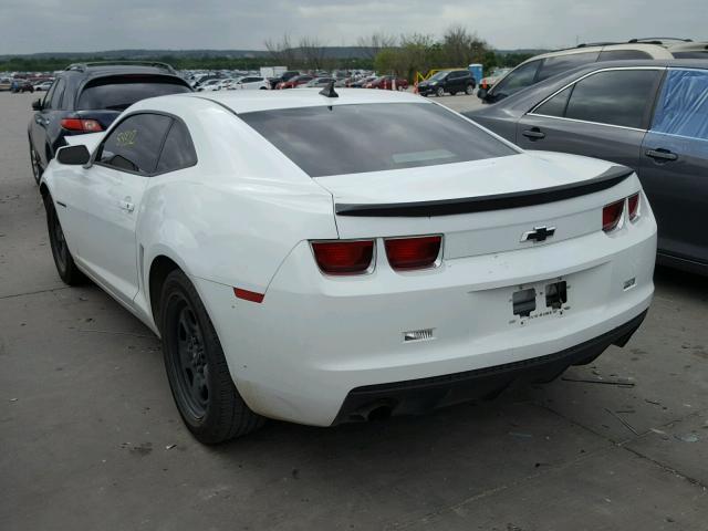 2G1FA1E38D9222760 - 2013 CHEVROLET CAMARO LS WHITE photo 3