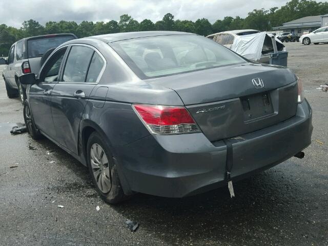 1HGCP26358A132801 - 2008 HONDA ACCORD LX GRAY photo 3