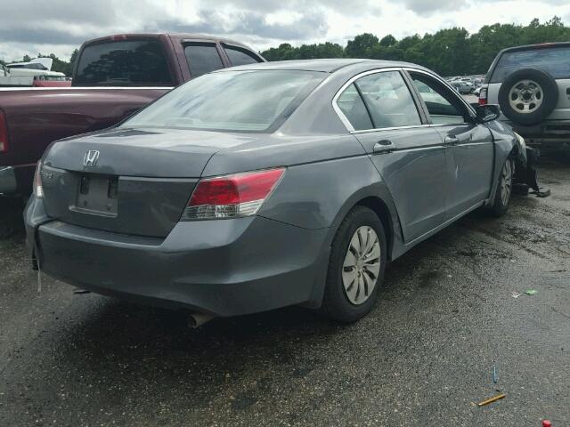 1HGCP26358A132801 - 2008 HONDA ACCORD LX GRAY photo 4