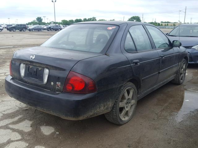 3N1AB51A44L739757 - 2004 NISSAN SENTRA 2.5 BLACK photo 4