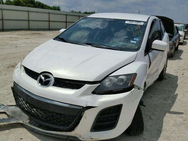 JM3ER2W54A0343932 - 2010 MAZDA CX-7 WHITE photo 2