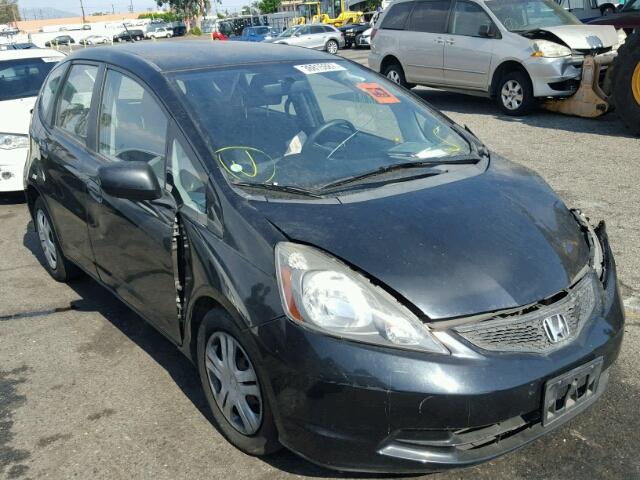 JHMGE88229S016432 - 2009 HONDA FIT BLACK photo 1