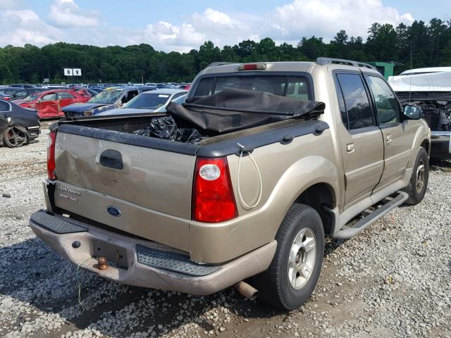 1FMZU67E82UD40214 - 2002 FORD EXPLORER S GOLD photo 4