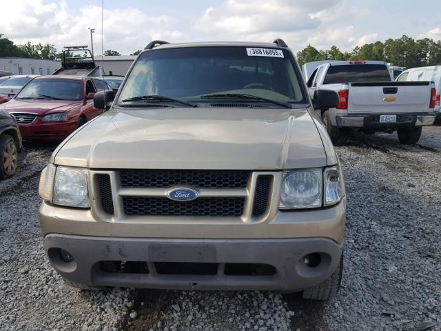 1FMZU67E82UD40214 - 2002 FORD EXPLORER S GOLD photo 9