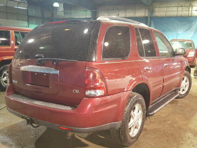 5GADT13SX62342422 - 2006 BUICK RAINIER CX MAROON photo 4