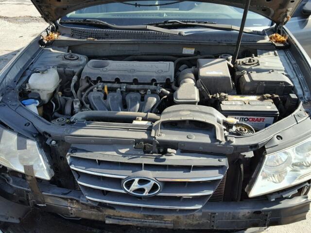 5NPET4AC9AH628589 - 2010 HYUNDAI SONATA GLS GRAY photo 7