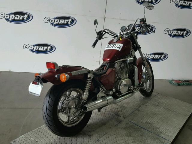 JH2RC1910GM200015 - 1986 HONDA VT700 C BURGUNDY photo 4