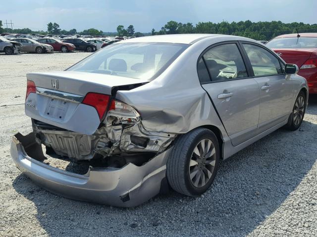 2HGFA16949H328471 - 2009 HONDA CIVIC EXL 银色 照片 4