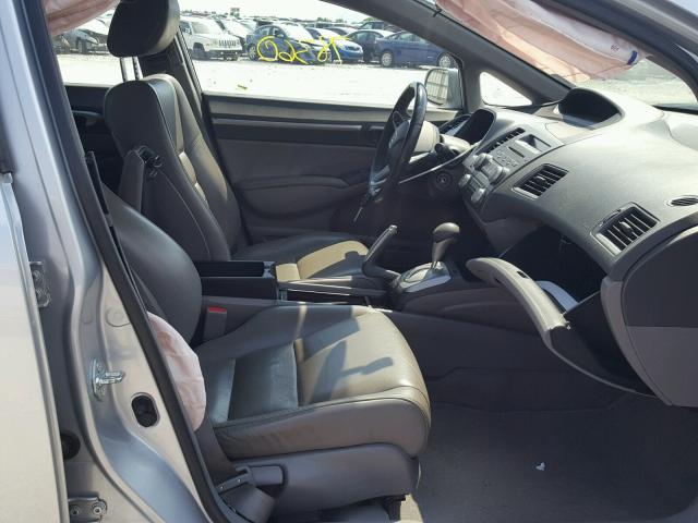 2HGFA16949H328471 - 2009 HONDA CIVIC EXL 银色 照片 5