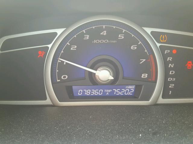 2HGFA16949H328471 - 2009 HONDA CIVIC EXL 银色 照片 8