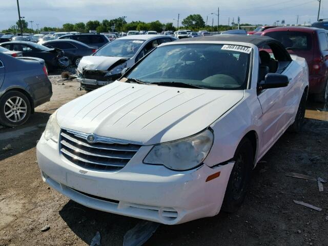 1C3LC45K88N185391 - 2008 CHRYSLER SEBRING WHITE photo 2