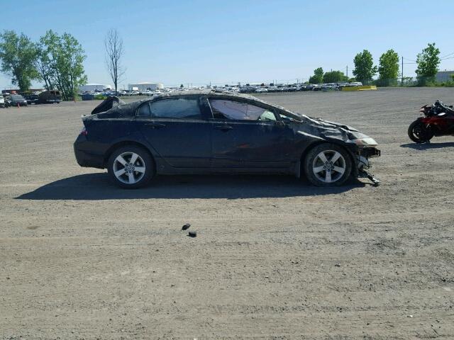 2HGFA1F62BH010652 - 2011 HONDA CIVIC LX-S Սև լուսանկար 9