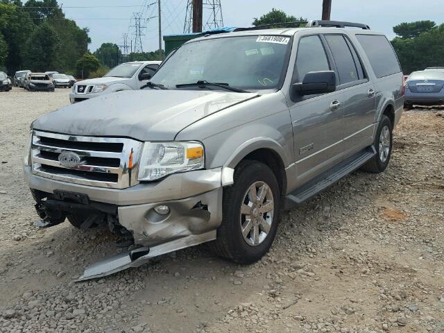 1FMFK16588LA49191 - 2008 FORD EXPEDITION SILVER photo 2