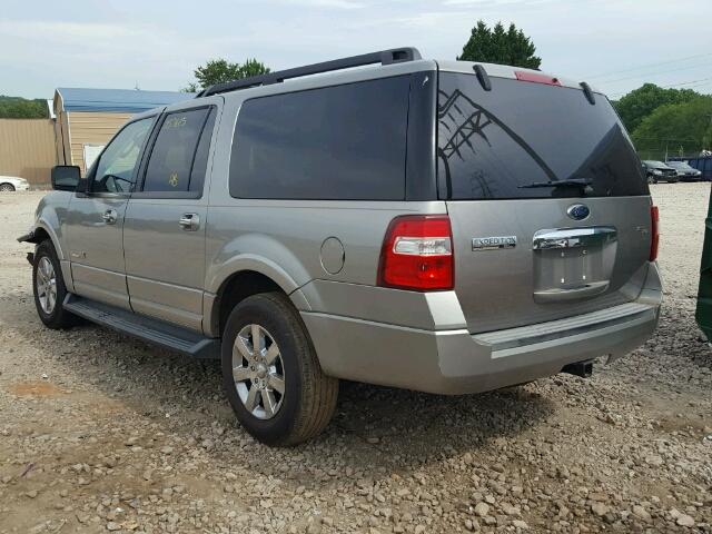 1FMFK16588LA49191 - 2008 FORD EXPEDITION SILVER photo 3