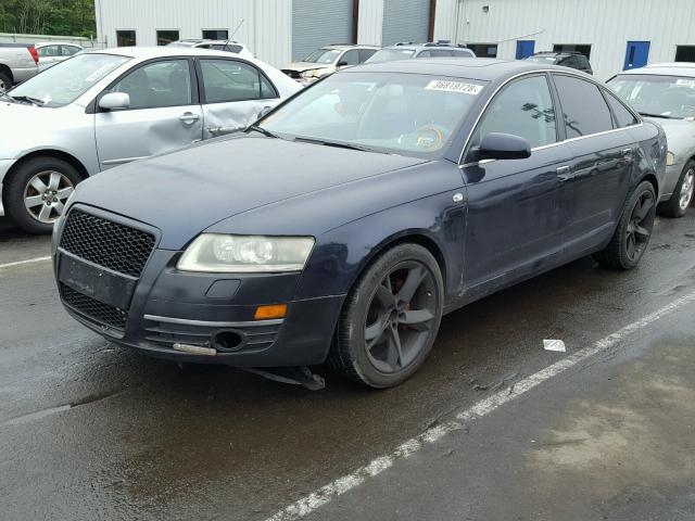 WAUDG74F45N066398 - 2005 AUDI A6 3.2 QUA BLUE photo 2