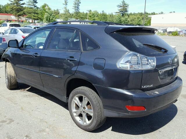 JTJHW31UX72021406 - 2007 LEXUS RX 400H BLACK photo 3