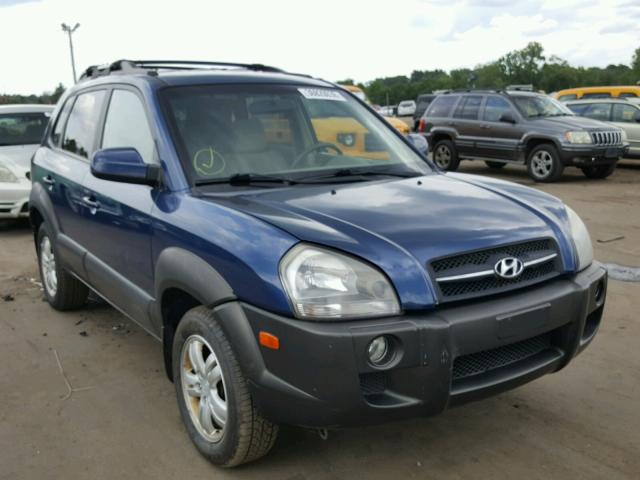 KM8JN72DX7U505735 - 2007 HYUNDAI TUCSON SE BLUE photo 1