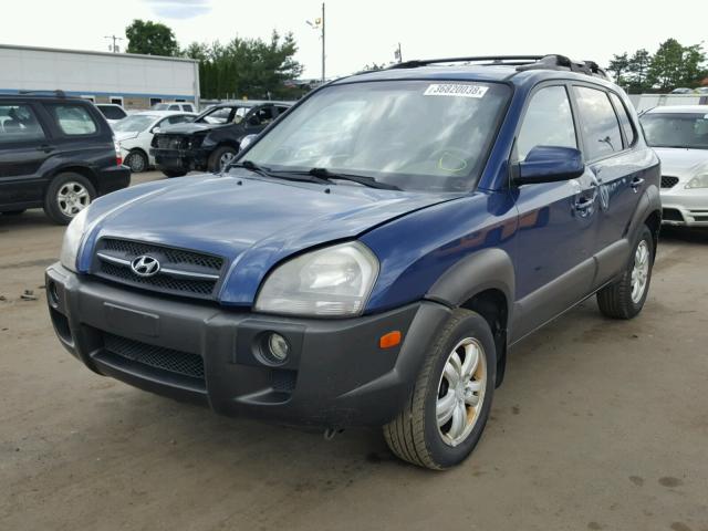 KM8JN72DX7U505735 - 2007 HYUNDAI TUCSON SE BLUE photo 2