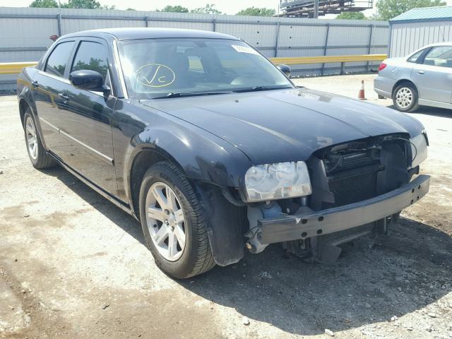 2C3LA43R67H846221 - 2007 CHRYSLER 300 BLACK photo 1