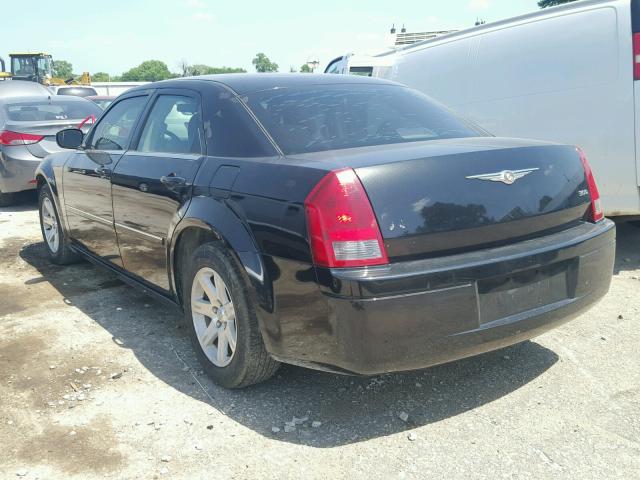 2C3LA43R67H846221 - 2007 CHRYSLER 300 BLACK photo 3
