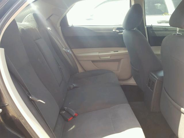 2C3LA43R67H846221 - 2007 CHRYSLER 300 BLACK photo 6