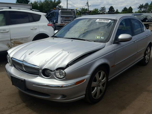 SAJEA51C14WD79025 - 2004 JAGUAR X-TYPE 3.0 GRAY photo 2