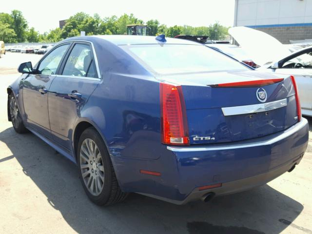 1G6DM5E39D0168542 - 2013 CADILLAC CTS PERFOR BLUE photo 3
