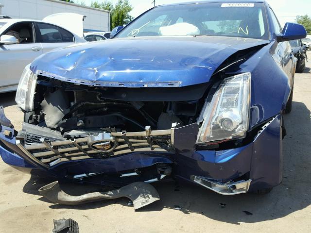 1G6DM5E39D0168542 - 2013 CADILLAC CTS PERFOR BLUE photo 9