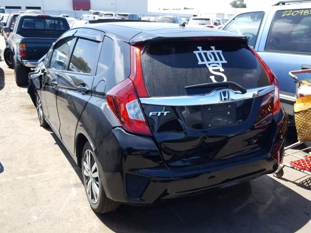 3HGGK5H88FM728107 - 2015 HONDA FIT EX BLACK photo 3