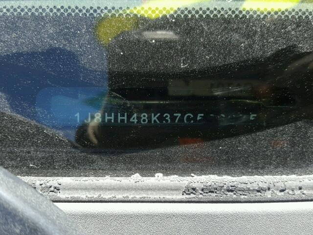 1J8HH48K37C556975 - 2007 JEEP COMMANDER GREEN photo 10