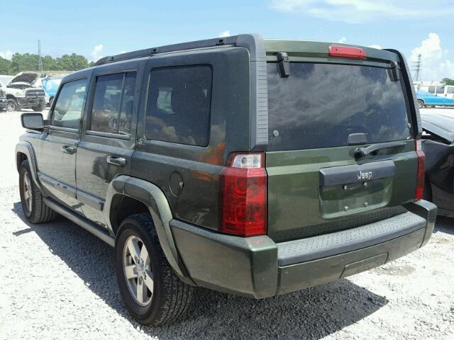 1J8HH48K37C556975 - 2007 JEEP COMMANDER GREEN photo 3