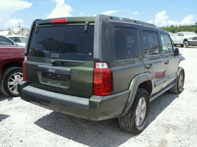 1J8HH48K37C556975 - 2007 JEEP COMMANDER GREEN photo 4