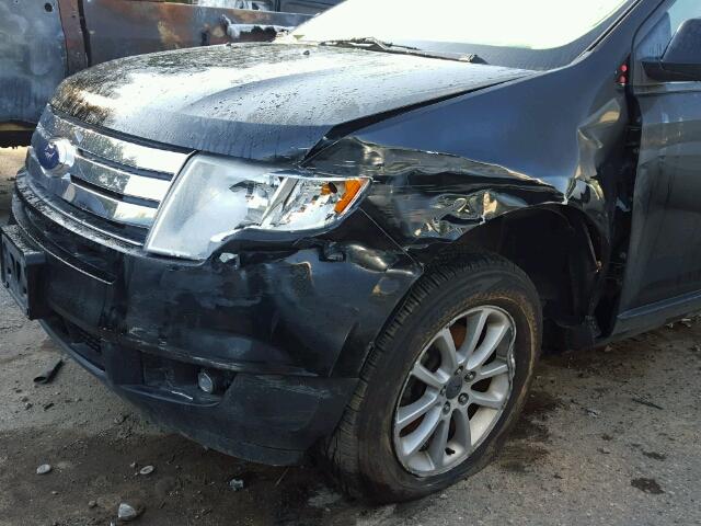 2FMDK48C47BA90176 - 2007 FORD EDGE SEL BLACK photo 9