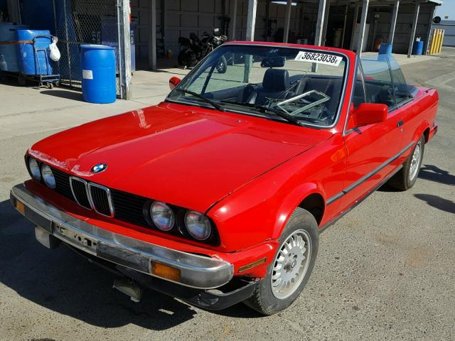 WBABB2306H1941143 - 1987 BMW 325 I AUTO RED photo 2