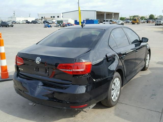 3VW2K7AJ2FM357301 - 2015 VOLKSWAGEN JETTA BASE 黑色 照片 4