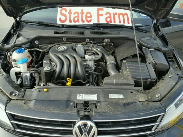 3VW2K7AJ2FM357301 - 2015 VOLKSWAGEN JETTA BASE 黑色 照片 7