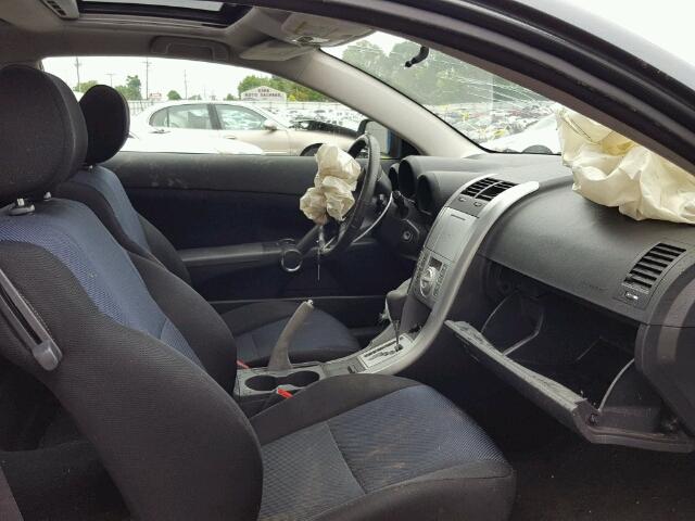 JTKDE177450021073 - 2005 TOYOTA SCION TC 黑色 照片 5