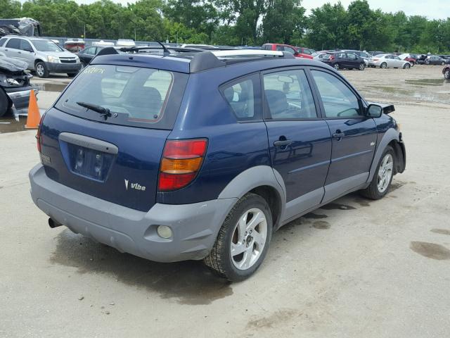 5Y2SL64853Z459169 - 2003 PONTIAC VIBE BLUE photo 4