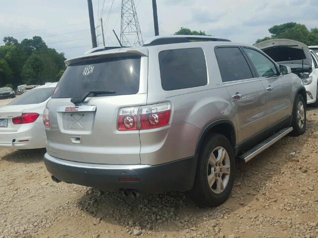 1GKER337X8J274385 - 2008 GMC ACADIA SLT SILVER photo 4