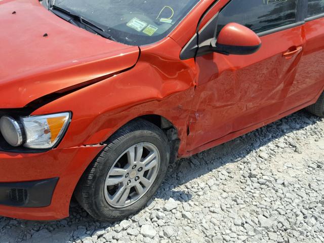 1G1JA5SH3C4119314 - 2012 CHEVROLET SONIC LS 橙色 照片 9