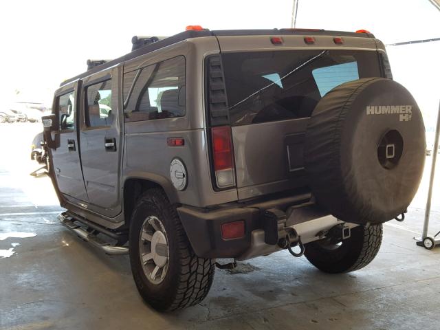 5GRGN23818H101959 - 2008 HUMMER H2 SILVER photo 3