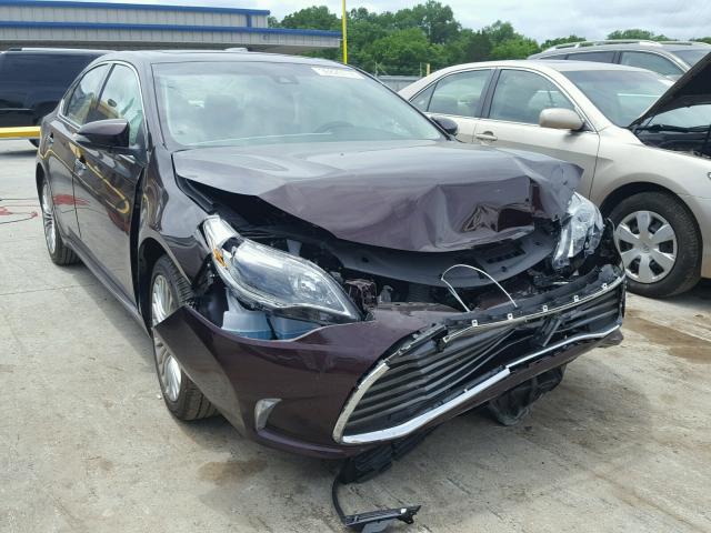 4T1BK1EB0JU287624 - 2018 TOYOTA AVALON XLE MAROON photo 1