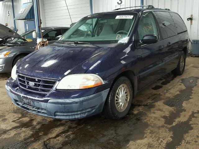 2FMZA5144XBA52366 - 1999 FORD WINDSTAR L BLUE photo 2