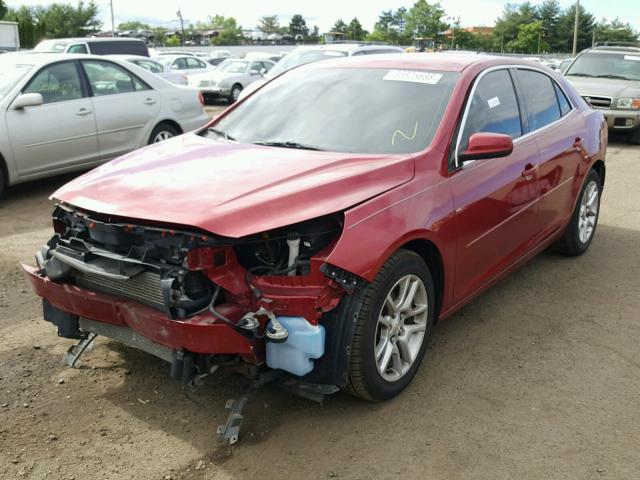 1G11D5SR2DF164041 - 2013 CHEVROLET MALIBU 1LT წითელი ფოტო 2