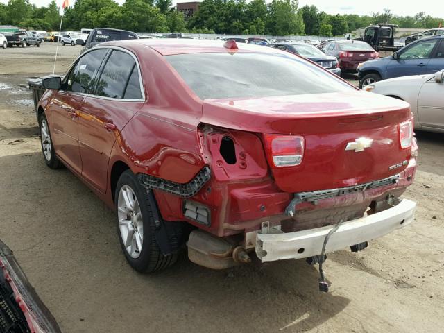 1G11D5SR2DF164041 - 2013 CHEVROLET MALIBU 1LT წითელი ფოტო 3