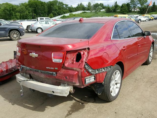 1G11D5SR2DF164041 - 2013 CHEVROLET MALIBU 1LT წითელი ფოტო 4