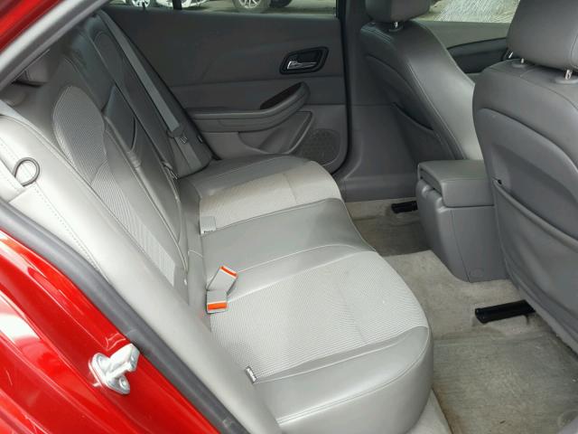1G11D5SR2DF164041 - 2013 CHEVROLET MALIBU 1LT წითელი ფოტო 6