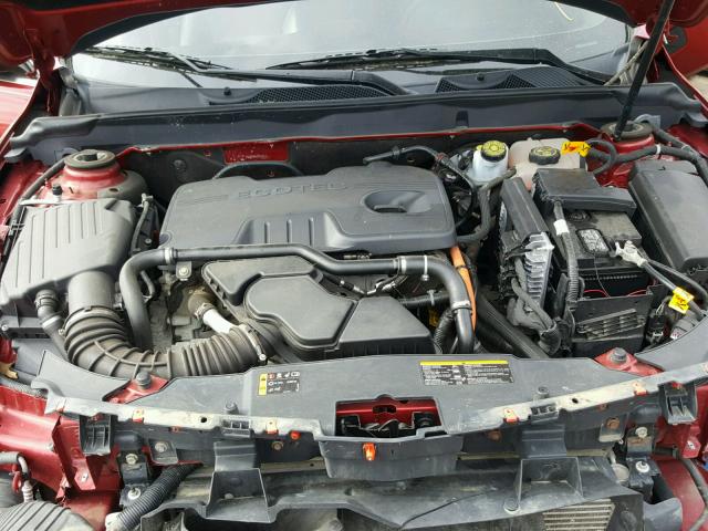 1G11D5SR2DF164041 - 2013 CHEVROLET MALIBU 1LT წითელი ფოტო 7